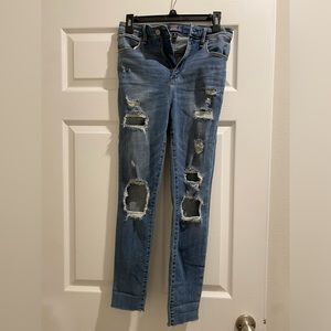 Abercrombie & Fitch Simone High Rose/Super Skinny jeans